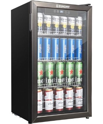 Euhomy Beverage Refrigerator