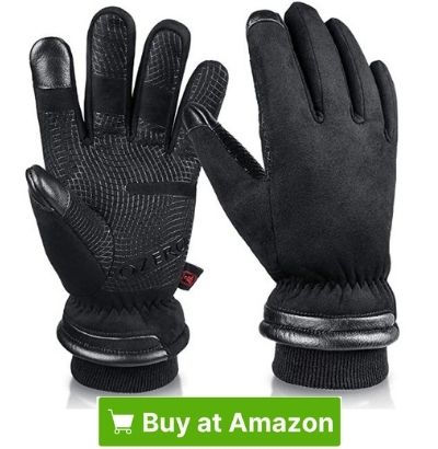 OZERO Waterproof Winter Gloves Men Women